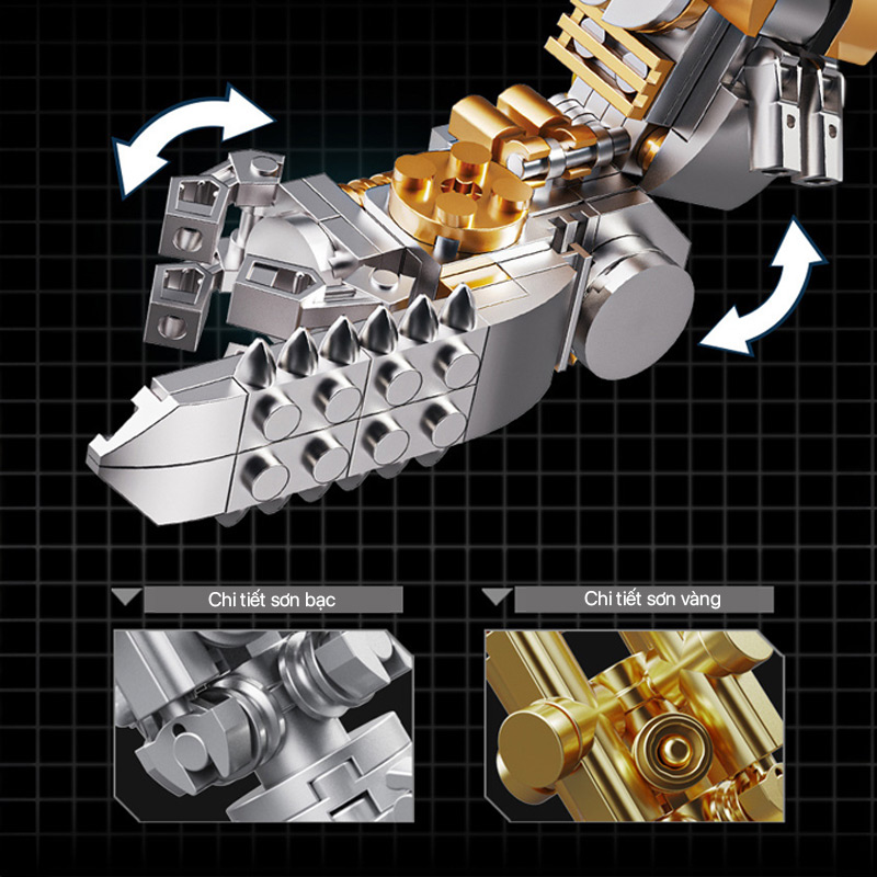 Mô hình lắp ghép - Bear Robot - Bumblebee 188005 3 mo hinh lap ghep bear robot bumblebee 18805 03